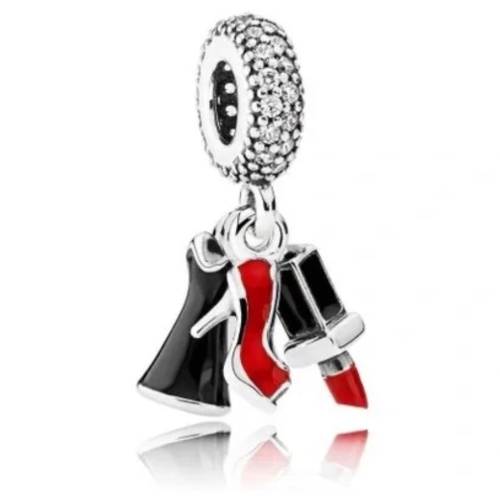 RETIRED Pandora Glamour Trio Dangle Charm